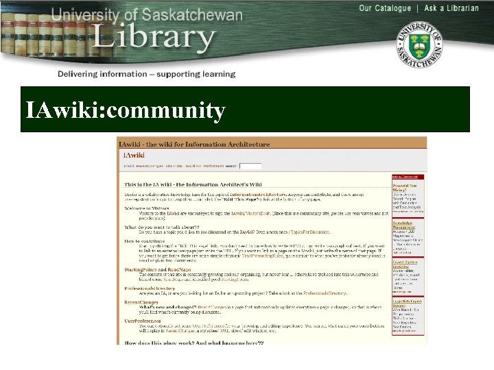 IAwiki: community 