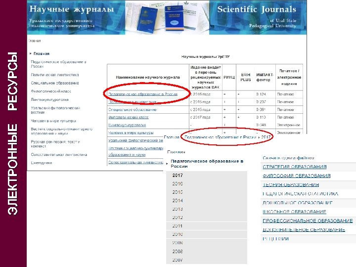 ЭЛЕКТРОННЫЕ РЕСУРСЫ 