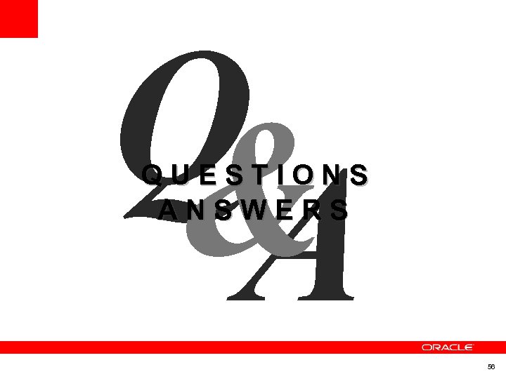 Q & A QUESTIONS ANSWERS 56 