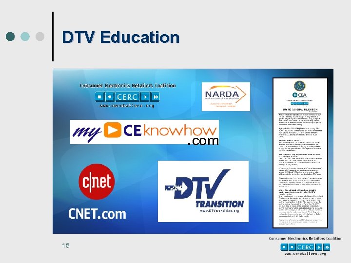 DTV Education . com 15 