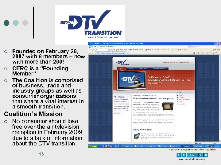 ¢ ¢ ¢ Founded on February 28, 2007 with 8 members – now with