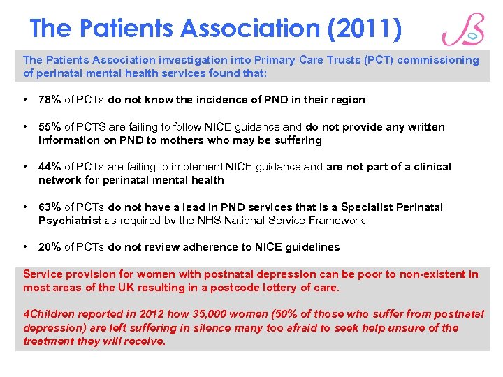 The Patients Association (2011) The Patients Association investigation into Primary Care Trusts (PCT) commissioning