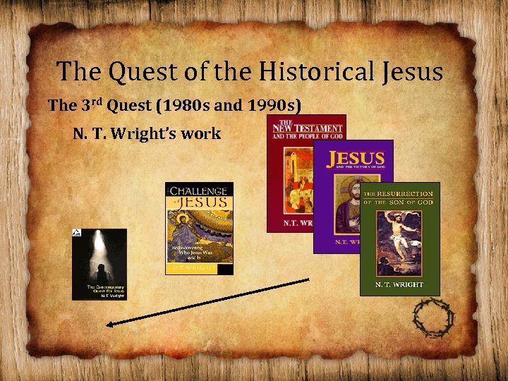 The Quest of the Historical Jesus The 3 rd Quest (1980 s and 1990