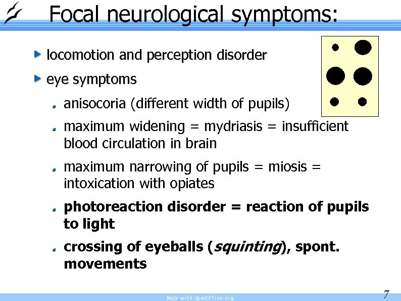 Consciousness Disorders Convulsive States Made With Open Office