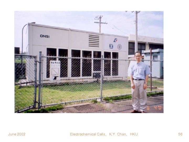 June 2002 Electrochemical Cells, K. Y. Chan, HKU 56 