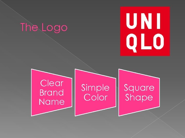 The Logo Clear Brand Name Simple Color Square Shape 