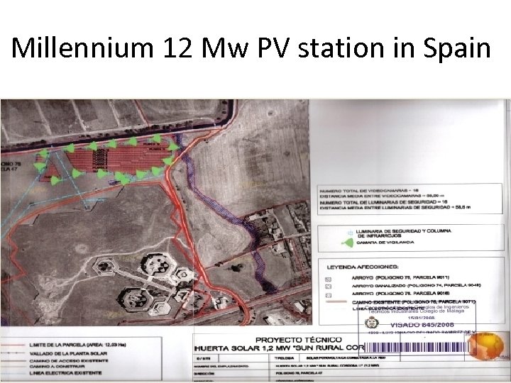 Millennium 12 Mw PV station in Spain 