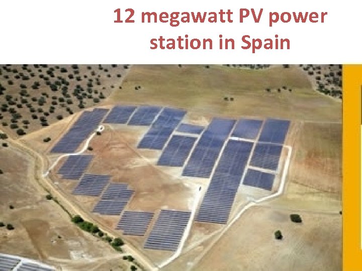 12 megawatt PV power station in Spain 