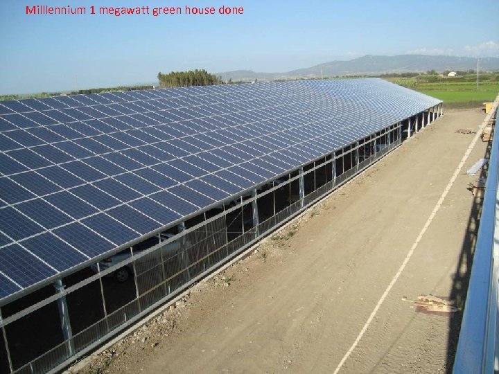 Milllennium 1 megawatt green house done 