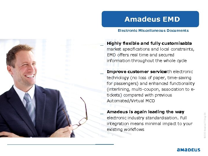 Amadeus EMD Electronic Miscellaneous Documents _ Highly flexible and fully customisable to market specifications