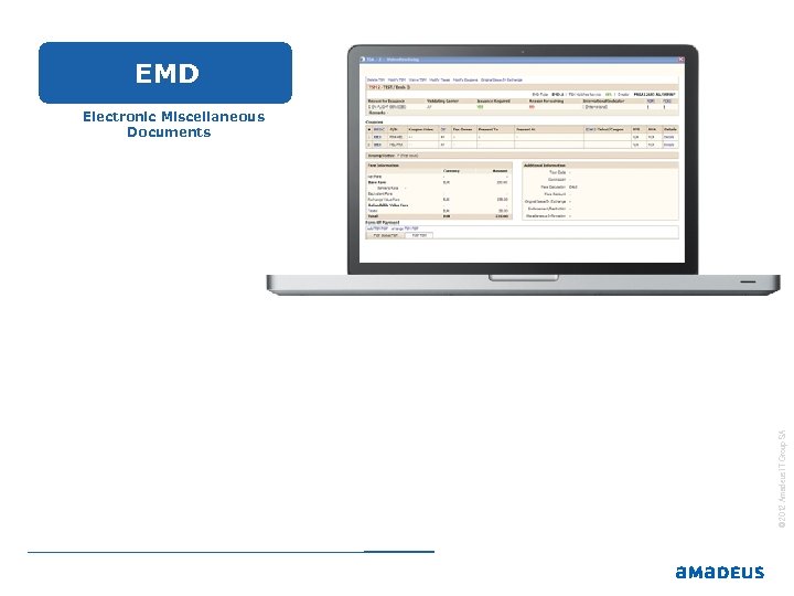 EMD 2006 © 2012 Amadeus IT Group SA Electronic Miscellaneous Documents 