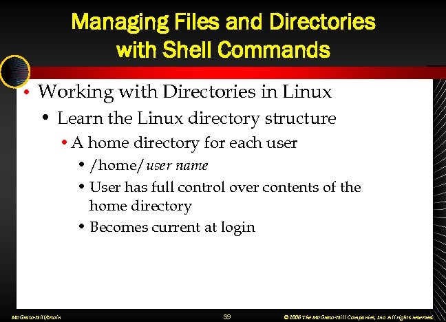 Managing Files and Directories with Shell Commands • Working with Directories in Linux •