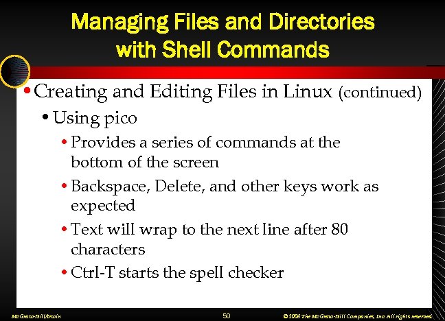 Managing Files and Directories with Shell Commands • Creating and Editing Files in Linux