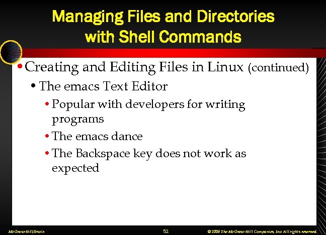Managing Files and Directories with Shell Commands • Creating and Editing Files in Linux