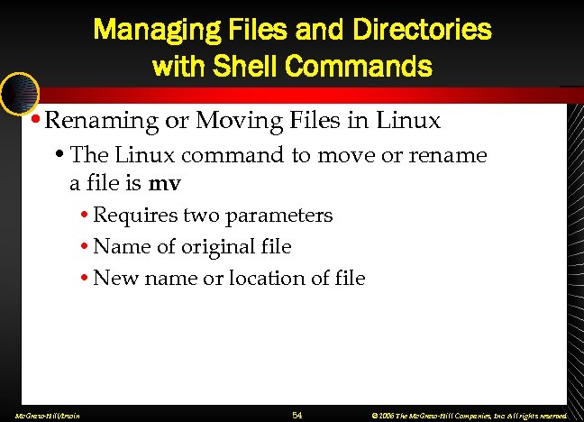 Managing Files and Directories with Shell Commands • Renaming or Moving Files in Linux