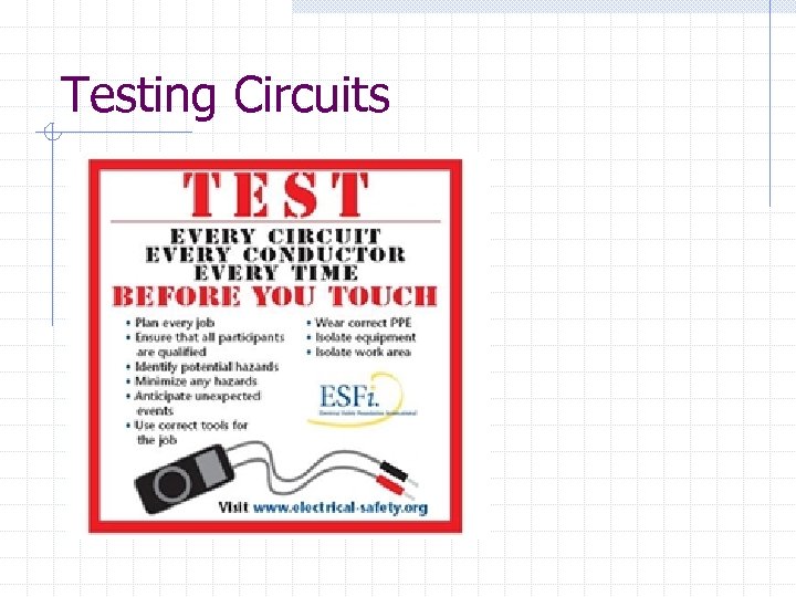 Testing Circuits 