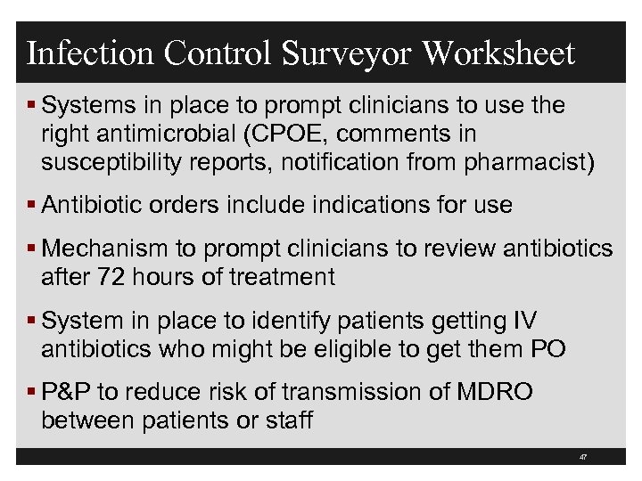 CMS Infection Control Standards Hospitals Need to Know