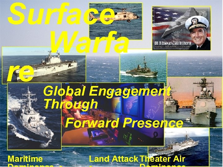 Surface Warfa re Global Engagement Through Forward Presence Maritime Land Attack Theater Air 