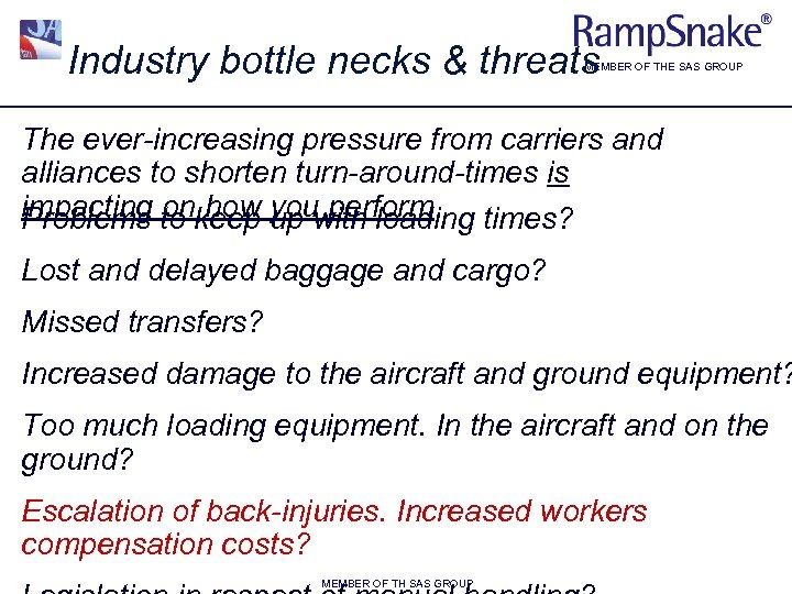 delayed baggage compensation sas