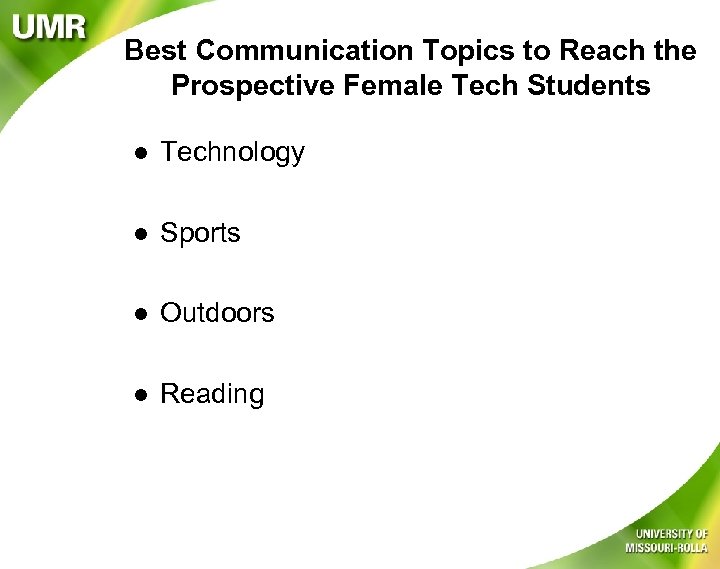 Best Communication Topics to Reach the Prospective Female Tech Students l Technology l Sports