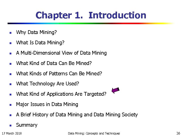 Chapter 1. Introduction n Why Data Mining? n What Is Data Mining? n A