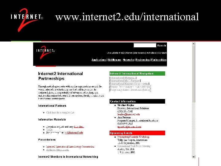 www. internet 2. edu/international 