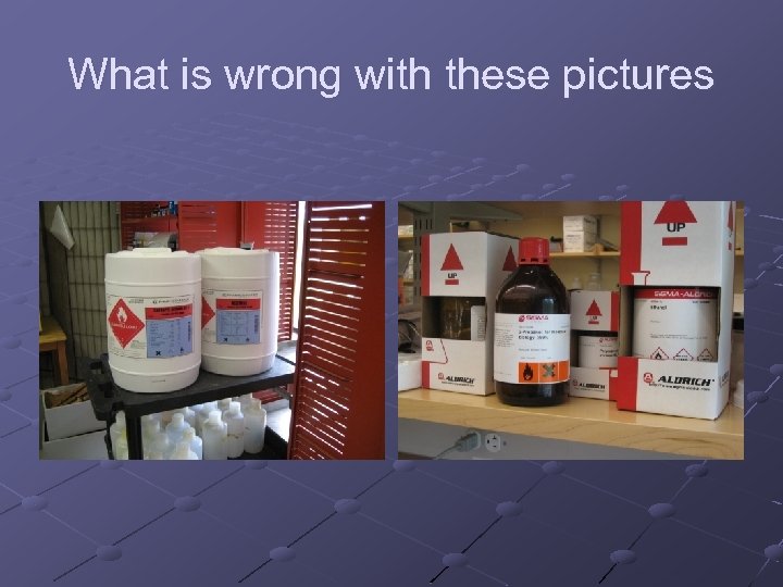 What is wrong with these pictures 