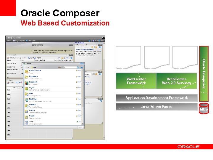 Oracle Composer Web Based Customization Web. Center Web 2. 0 Services Oracle Composer Web.