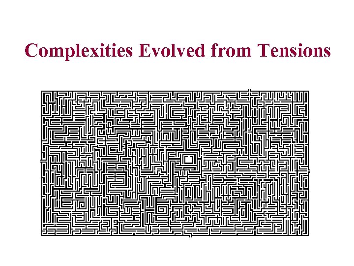 Complexities Evolved from Tensions 