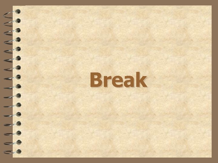 Break 