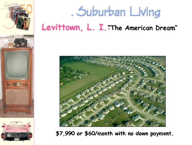 . Suburban Living Levittown, L. I. : “The American Dream” $7, 990 or $60/month