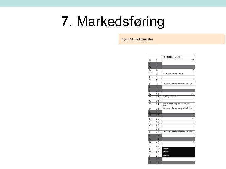 7. Markedsføring 
