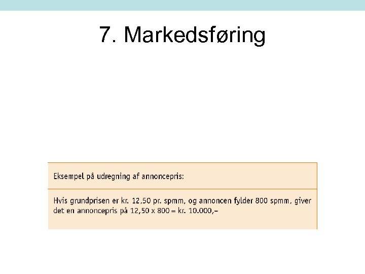 7. Markedsføring 