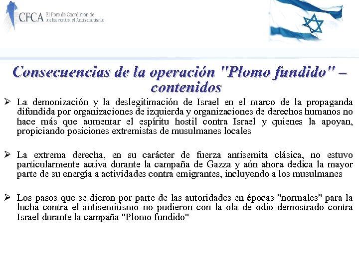 Consecuencias de la operación 