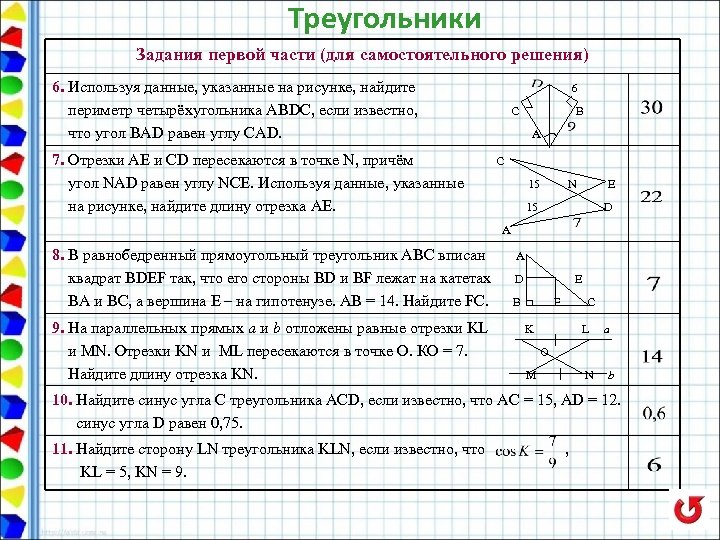 Используя данные указанные на рисунке найдите синус угла р выберите один ответ