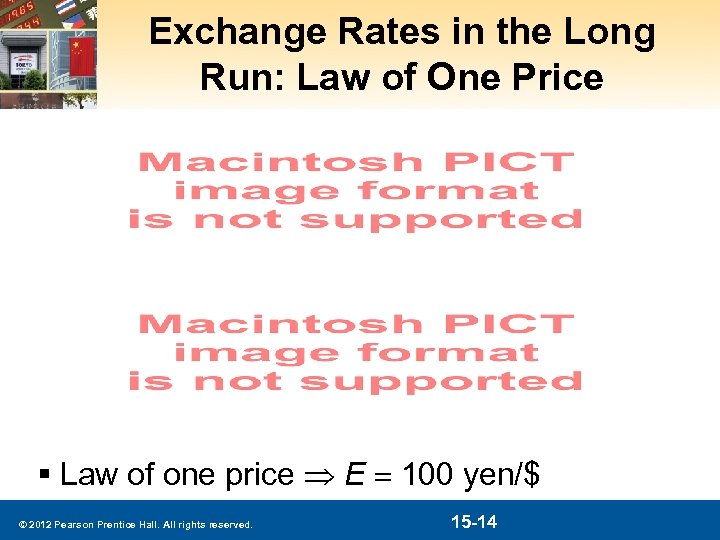 Exchange Rates in the Long Run: Law of One Price § Law of one