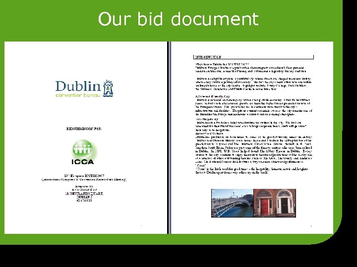 Our bid document 