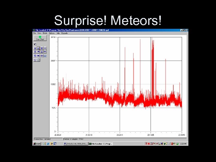 Surprise! Meteors! 