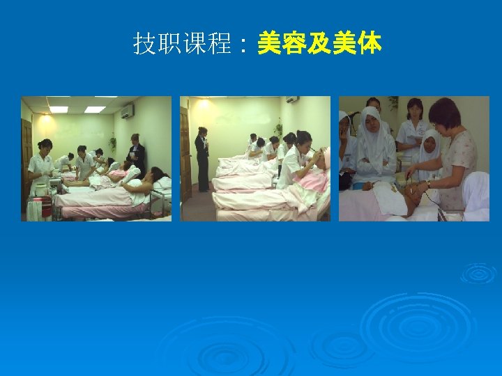 技职课程 : 美容及美体 
