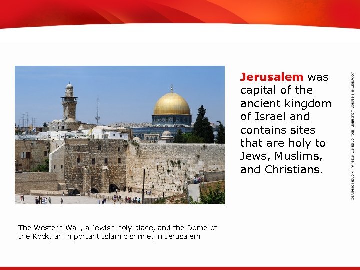 TEKS 8 C: Calculate percent composition and empirical and molecular formulas. Jerusalem was capital