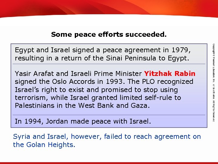 TEKS 8 C: Calculate percent composition and empirical and molecular formulas. Some peace efforts