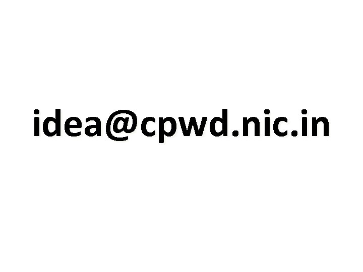 idea@cpwd. nic. in 
