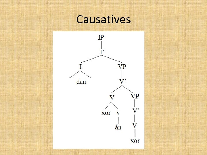 Causatives 