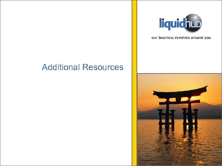 Additional Resources 