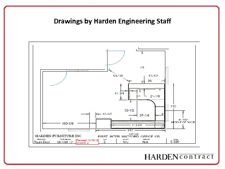 Drawings by Harden Engineering Staff 