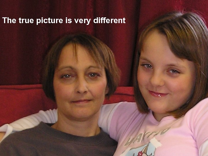 The true picture is very different 