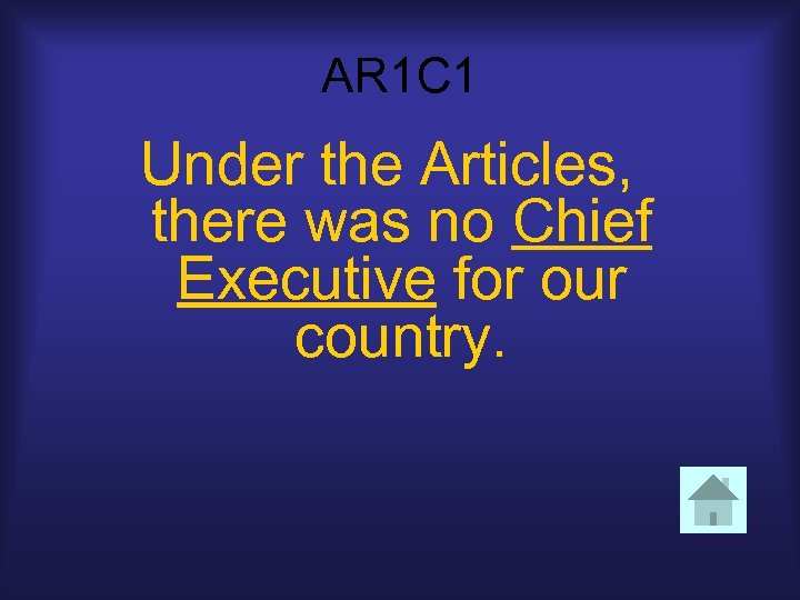 AR 1 C 1 Under the Articles, there was no Chief Executive for our