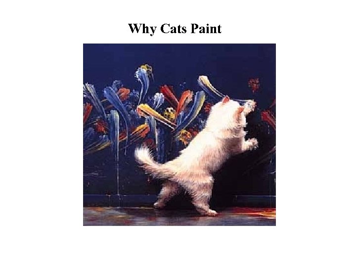 Why Cats Paint 