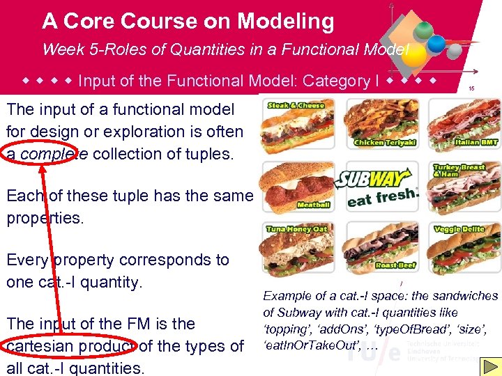 A Core Course on Modeling Week 5 -Roles of Quantities in a Functional Model
