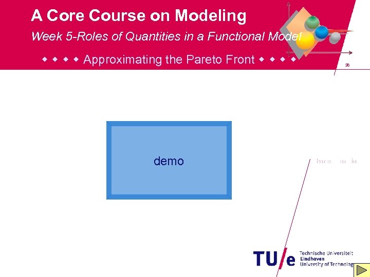 A Core Course on Modeling Week 5 -Roles of Quantities in a Functional Model